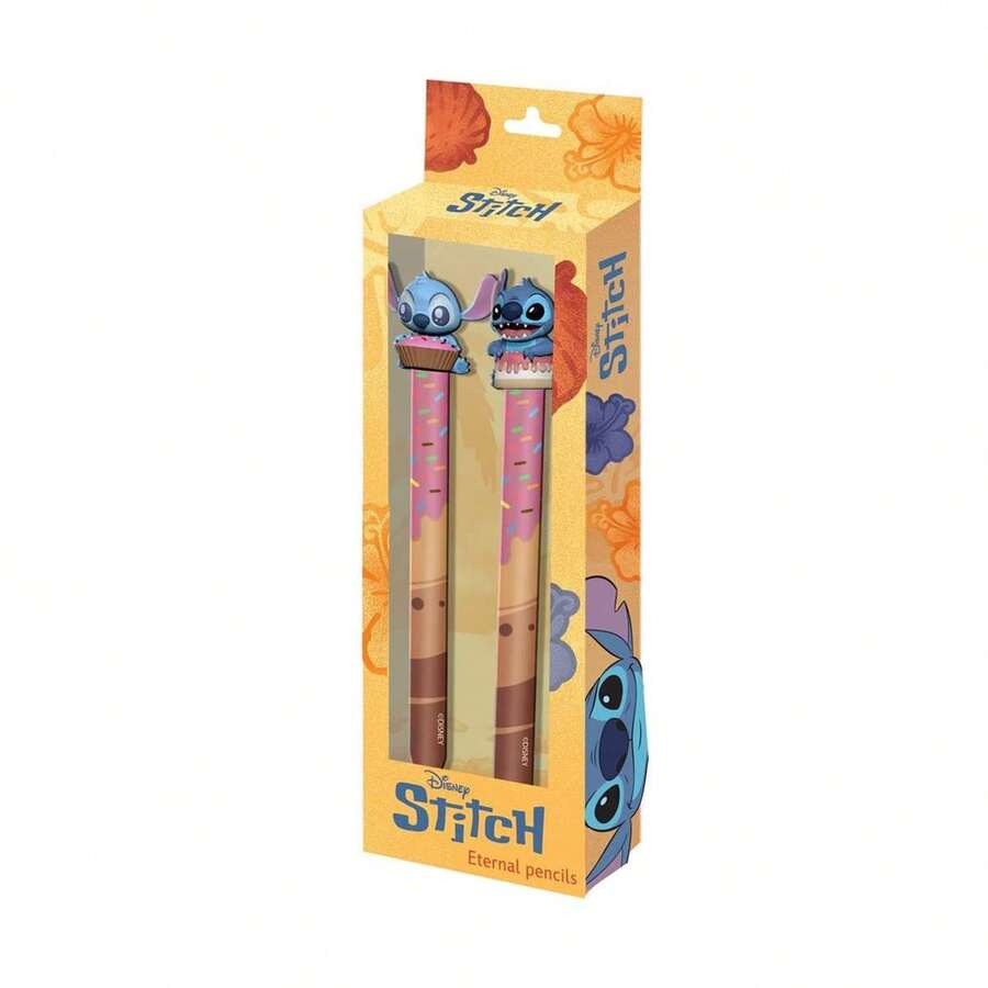 Karactermania Disney Lilo & Stitch Mix Pack Of 2 Eternal Pencils, Multicolor 23X9.50X3.50 CM 24/48h Delivery To Spain (Peninsula) - - Stationery, Back To School - Multicolor - View 1