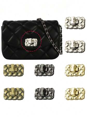 Lock Luggage Hardware Accessories, Leather Bag Metal Twist Lock, Handbag Purse Clasp, Diy Bag Making Supplies, Replacement Latch Lock For Suitcases, Backpacks, Handbags, Messenger Bags, And Wallets,Suitable For Wallets, Handbags, Purse Metal Clasp, Locks For Diy Making Craft Bag,Valentine'S Day Gift, Birthday Gift, Anniversary Gift, Christmas Gift, New Year'S Gift.