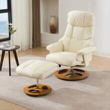 Living Room Chairs - White PU - View 1