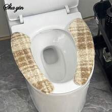 抗菌粘性马桶座套，冬季保暖，芬芳新家用品 - 彩色 - 查看 11