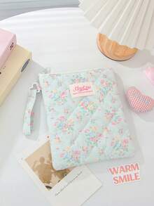 1pc Floral Pattern 6"/6.8"/7" E-Reader Protective Sleeve Bag, Suitable For Kindle Paperwhite 2024 1/2/3/4/5/6 E-Book Readers, Protective Pouch, Student Gift, School/Holiday/Travel Use - Multicolor - View 15
