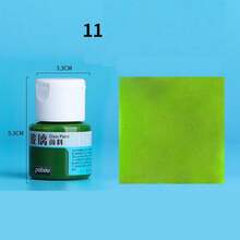 1 Metal 3D Stereoscopic Glass Pigment Hook Pen, Pen Tip 1mm, 20ml, DIY Painting Textile Ceramic Metal Acrylic Pigment. A 20ml Bottle Of Glass Paint, DIY Waterproof Hand-Painted Non Baking Paint. Two Types Of Glass Pigments To Choose From, Tubular And Bottled, Depending On The Specific Application.