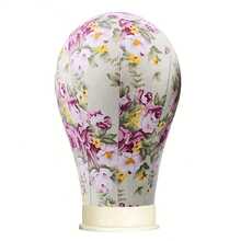 女性人体模型头模泡沫假发眼镜展示架帽子发饰展示人头，适用于家庭沙龙旅行 - 彩色 - 查看 4