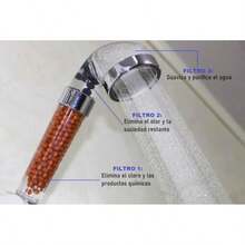 Cabezal de Ducha de Mano con Función de Filtro,Regadera para Baño Ducha con Filtro de Perlas,Regadera Telefono de Mano Cabeza,Ducha de Mano Presurizada,ahorro de agua y purifica la calidad del agua(default) - Multicolor - Ver 7