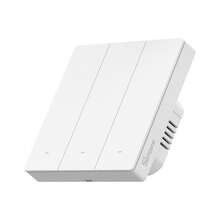 SONOFF 2.4GHz WiFi Matter Light Switch Alexa Smart Mechanical Switch, Neutral Wire Required, Compatible With Alexa, 3 Gang M5-3C-86W, White - 白色 - 查看 11