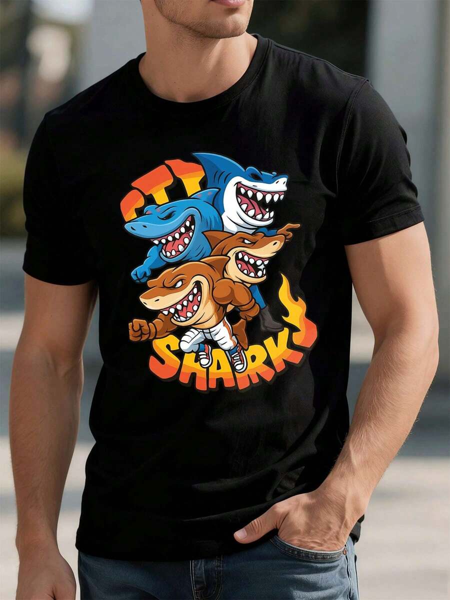 Men T-Shirts - màu đen - Xem 1