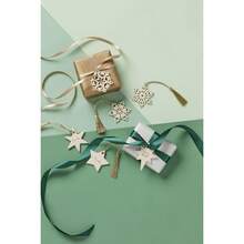 Lenox 888922 Mini Snowflake 3-Piece Ornament Set Cistmas Ornament - Marfil - Ver 5