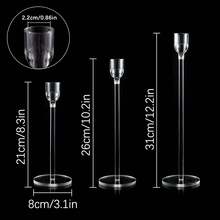 Acrylic Candle Holders, European Style. Candle Cups For Dining Table, Wedding Decor, Candlelight Dinner. Suitable For Room Decor, Home Decor, Dining Table Decor, Gift For Best Friend, Wedding Celebration, Etc.