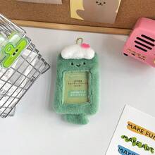 1pcs  [Ins Hot Style] Cute And Cute Furry Cloud Card Holder, Idol Card Display And Storage Dual-Purpose Pendant, Bus Card/Meal Card/Access Card Universal Protective Cover, Portable Campus Card Holder - Nhiều màu - Xem 9