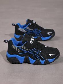 1 par de zapatillas con cordones de malla transpirable para adolescentes, zapatillas de correr de caña baja para chicos adolescentes, zapatos ligeros y de moda para estudiantes, adecuados para primavera, verano, otoño e invierno