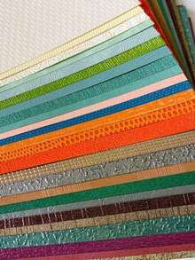 A5 Pearl Series Cardstock, 50 Sheets Of Unique Patterned Cardstock, Multiple Designs Available, Ideal For Scrapbooking, Invitations, Thank You Cards, And DIY Crafts! - Multicolor - View 3