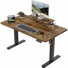Gunji 120/140/160cm Height Adjustable Desk, Stable Desk Height Adjustable Electric With Memory Hand Control, Ergonomic Sit-Stand Table Computer Desk - 查看 8