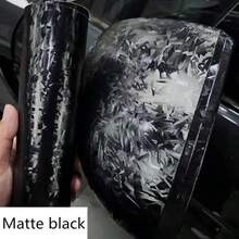 1片高品质锻造碳纤维车身贴膜，超亮面，乙烯基车身贴膜，锻造花卉碳纤维图案，适用于汽车、摩托车、自行车等车辆内外饰贴花，自粘式DIY改装车贴 - 均碼 - 查看 11
