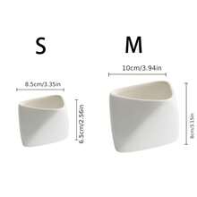 1pc Large/Small Ceramic French Fry Bowl, Ceramic French Fry Cup, For Restaurant Daily Use, Household Ceramic Bowl, Ceramic Plate - Multicolor - View 7