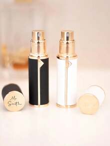 Personalized Travel Perfume Atomizer - Customizable Initial, Refillable, Bridesmaid Gift, Birthday Gift, Anniversary Gift, Valentine's Day Gift, Wedding Favor, Holiday Gift - 5ml - View 7