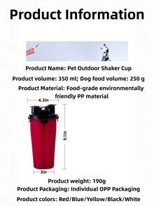 كوب طعام وماء للحيوانات الأليفة: مانع للتسرب، محمول، مناسب لجميع أعمار الكلاب - تصميم ثنائي الحجرة، موزع ماء للكلاب