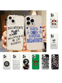 D-Dellafuente F C Phone Case Cover Compatible With 15 11 13 14 Pro Max 7 8 Plus X Xr Xs Max Se2020 12mini Transparent Cover, Cover Compatible With  17 Pro Case,  17 Pro Max Case,  17 Case,  16 Pro Case - Z2 - 查看 3