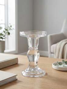 Bộ 1 chân nến pha lê hình cột La Mã sang trọng, chân nến đế tròn kiểu Bắc Âu chống gió, thích hợp cho đám cưới, trang trí nhà cửa, tiệc tùng, bữa tối lãng mạn dưới ánh nến, trang trí bàn tiệc ngày Valentine, trang trí bàn tiệc cưới, trang trí sinh nhật, quà tặng ngày của Mẹ, trang trí bàn ăn. - Trong sáng - Xem 13