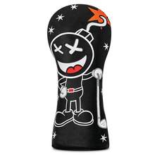 Play Ball Bomb 设计风格高尔夫球杆套，适用于一号木杆、球道木杆、混合杆 - 高尔夫球杆杆头套，趣味一号木杆杆头套 - 适合男女户外运动爱好者，是一款值得拥有的高尔夫球杆保护套。