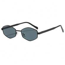 1 Pair Polygon Metal Retro Fashion Glasses - Multicolor - View 8