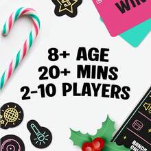 Lucky Official Grab Mic – Family Karaoke Board Game/Foam Mic, 8+ Ages, 2-10 Players - Games Bad Singers/ 250 Lyrics (125 Cards) (Second Edition) - 第一版 - 查看 4