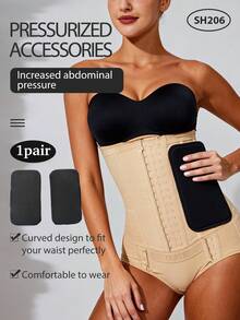 1件装女士泡沫板收腹塑形FAJA，泡沫背板BBL背部压缩腹部板，脂肪吸收压缩板FAJA塑身衣配件