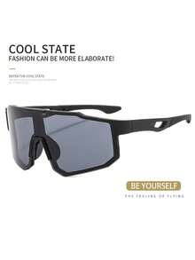 1副户外滑雪镜，运动防护眼镜，女士骑行眼镜，防风登山自行车眼镜