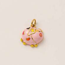 1pcINS Fashion Animal Series Butterfly Tiger Squirrel Flying Pig Eagle Snake Zebra Elephant Swan Bear Dinosaur DIY Pendant, Stainless Steel Pendant, 18K Gold Plated, DIY Jewelry Accessories, Necklace Accessories, Bracelet Accessories, Earring Accessories, Keychain Accessories, Bag Accessories, Women's Jewelry Accessories, Wallet Accessories, Bracelet Pendant, Stainless Steel Small Pendant, Gifts. - Multicolor - View 24