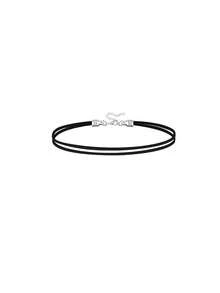 Set de 5 collares gargantilla góticos vintage de estilo geométrico de doble capa para mujer - Multicolor - Ver 3
