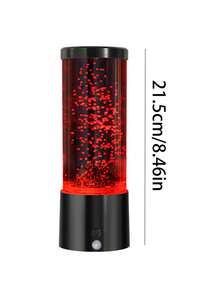 1個 RGB 變色水母熔岩燈，雙 USB 與電池供電海洋夜燈，臥室、遊戲室、家居裝飾室內氛圍燈，節日與生日禮物，不含電池 - 彩色 - 查看 4