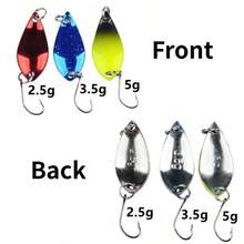 16pcs Trout Fishing Lures Kit, Includes Spinner Baits, Portable Carrying Bag, Hard Metal Lures, Spoon Fishing Baits - Black - View 5
