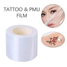 Bộ 6 sản phẩm tẩy hình xăm dán trong suốt, tẩy keo nối mi, màng uốn mi, dụng cụ trang điểm dạng lưỡi dao siêu nhỏ, 40mm*200m - Trong sáng - Xem 5