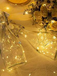 12pcs Mini LED Fairy Lights - Battery Powered, Twinkle Effect, Gift Packaging Decor, Suitable For Christmas, Mother's Day, Valentine's Day Decoration, Birthday Party, Valentine's Day Gift - 彩色 - 查看 4