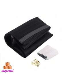 90*210CM Mosquiteras antimosquitos, pantallas de puerta magnéticas sin perforación, aislamiento, nuevas cortinas automáticas, malla de cierre para cocina y sala de estar, 2024 - Negro - Ver 4