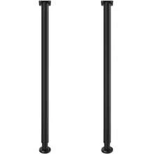 Adjustable Kitchen Worktop/Desk/Breakfast Bar Table Leg Bar - Black - View 12