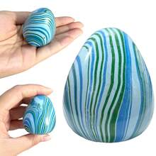 指尖玩具、软绵绵压力球、儿童及成人压力球、复活节彩蛋压力球、复活节彩蛋寻宝挤压球、复活节篮子填充物、派对礼品、手指球、生日派对礼物、礼品袋填充物、冰块果冻球、自闭症感官玩具、课堂奖励指尖玩具 - 彩色 - 查看 3