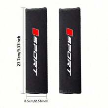 2 sztuki miękkich pluszowych nakładek na pasy bezpieczeństwa w samochodzie, ochraniacze na pasy bezpieczeństwa, dekoracja wnętrz - Wielokolorowe - Zobacz 10