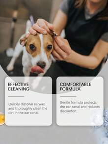 Pet Ear Care Solution, Gentle Daily Cleaning For Cat & Dog Ear Odor