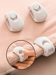 4/8个床单夹，防止床单滑落，无痕，强力夹持，适用于厚床垫/家用/酒店床品，贴合顺滑，2档可调节