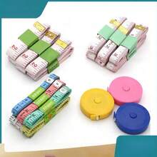 1pc 60 Inch Dual-Sided Soft Leather Ruler, Random Color And Style