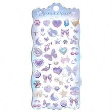 1 Sets Of 1pc Japanese Cartoon Beautiful 3D 3D Relief Acrylic Diamond Gemstone Stickers Children's And Girls' Decorative Stickers It Is The Perfect Choice For Valentine's Day Gifts For Friends And Fans - Multicolor - View 3