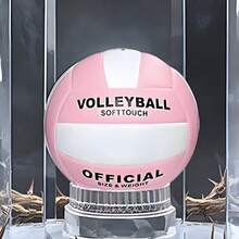 High-Quality Soft Volleyball, Official Size 5 Specification, Suitable For Indoor/Outdoor Training And Beach Recreation, PVC Volleyball, Pink Volleyball, Dedicated For Volleyball Matches, Volleyball Sports Accessories, Volleyball Training Supplies, Stable Anti-Slip, Suitable For Team Sports, Outdoor Activities, Playground Entertainment, Backyard Sports, Volleyball Gift, Multi-Person Interaction, Beach Sports, Sports Gift, Women's Gift, Men's Gift - Multicolor - View 8