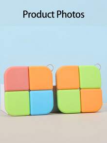 1pc (Random Color) Shampoo Brush Massage Hair Washing Tool, Scalp Massager Comb, Hair Cleaning Brush, Square Bathroom Shower Scrub Brush, Silicone Head Massage Scrubber