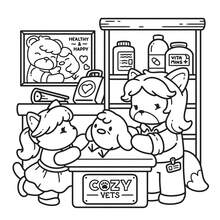 1本温馨职业涂色书，适合成人和儿童，图案大胆简洁，尺寸大，让您在涂色时放松身心。可作为圣诞节、万圣节礼物、生日礼物、儿童节礼物、学生用品、返校用品或学校用品。 - 彩色 - 查看 11