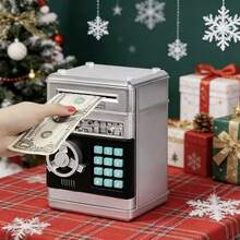 1 Oversized ATM With Password For People Cartoon Savings, Cash And Coins Coin Bank, Best Birthday Gifts Christmas Gifts - 彩色 - 查看 16