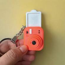 Customized Photo Mini Camera Keychain, Personalized Memento With Customizable Photo Insert, Cute Camera Shaped Keyring, Suitable For Couples/Friends Gift, Unique Customizable Daily Carry Accessory,Garden Decor - Multicolor - View 11