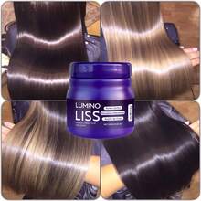 250g,Protein Hair Straightening Cream, Nourishing Hair Strands With Protein, Creates A Lustrous Look, Smooth And Soft Hair, Strengthens Hair, Reduces Frizz And Split Ends,Promotes Healthy Hair Quality - 紫色 - 查看 1