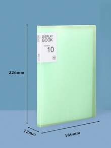 1pc A5 Clear Plastic Sleeve Folder, Multi-Layer Waterproof File Organizer Binder - A5 - View 8