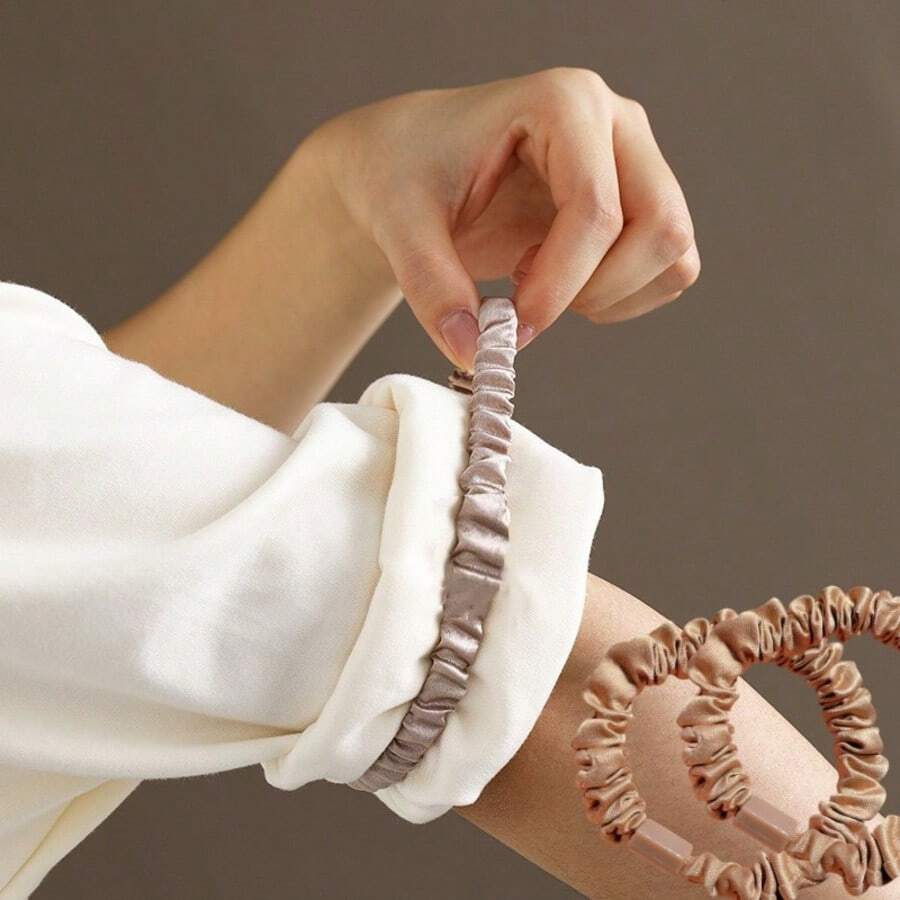 10 piezas/4 piezas Gemelos de estilo japonés, esenciales para vacaciones y viajes, puños de camisa ajustables [Se envían estilos aleatorios] - Multicolor - Ver 1