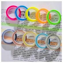 1pc INS Style Ultra-Thin Index Sticker, Loved By Students & Planner Enthusiasts For Its Minimalist Korean Design. Transparent Removable Sticky Tape Is Waterproof And Writable, Suitable For Various Uses - Multicolor - View 3